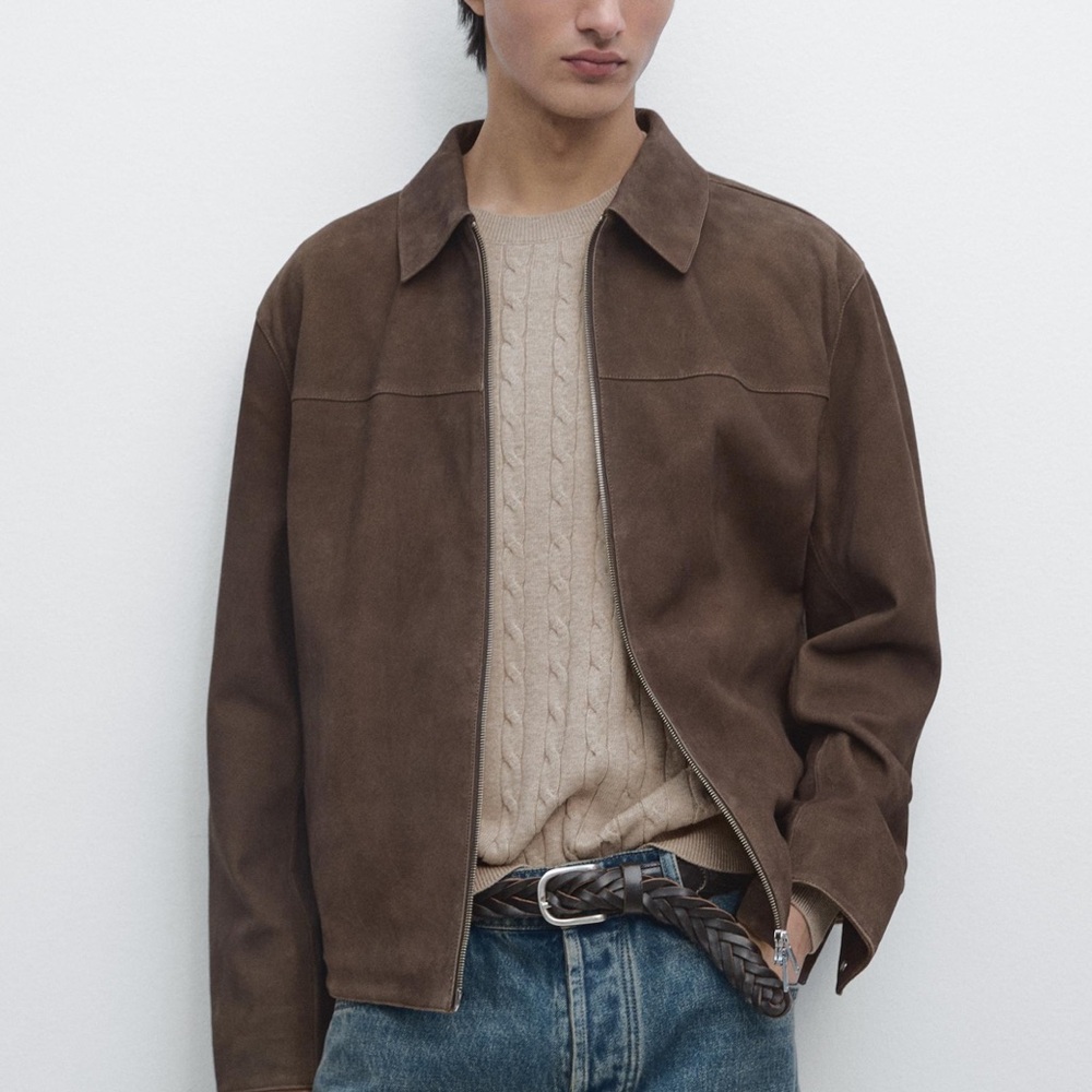 Massimo Dutti Leather Jacket